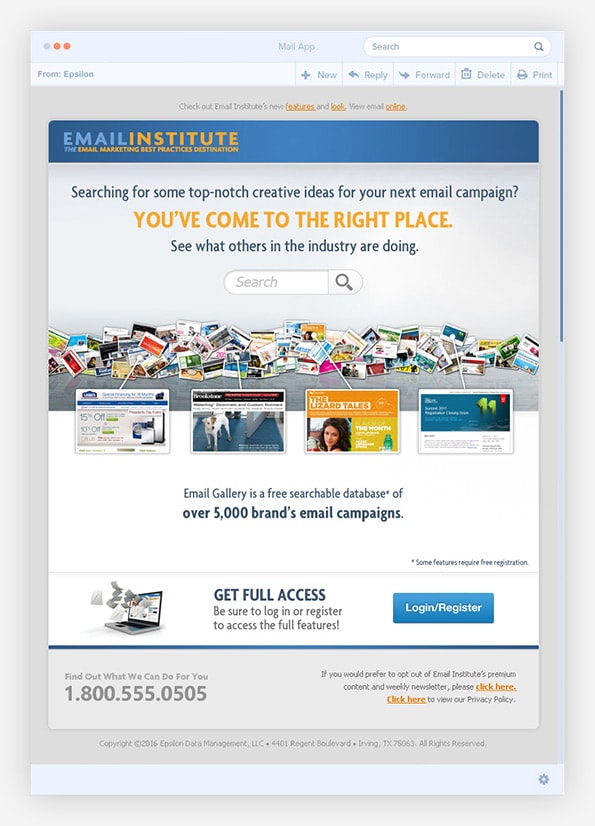 Abacus Email Full Service Agency Example