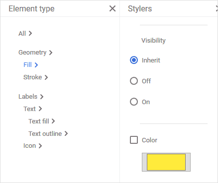 JSON Style Declaration