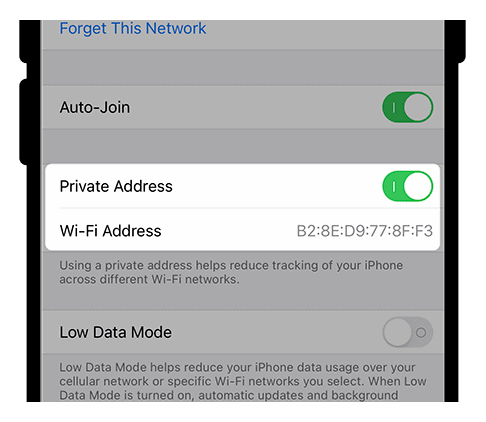 Private MAC Address