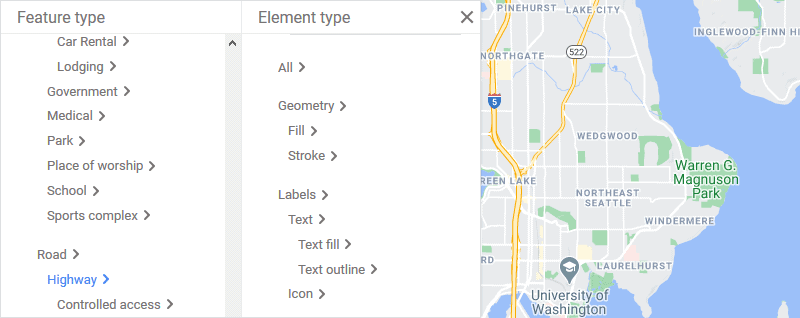 Google Maps Customization Options