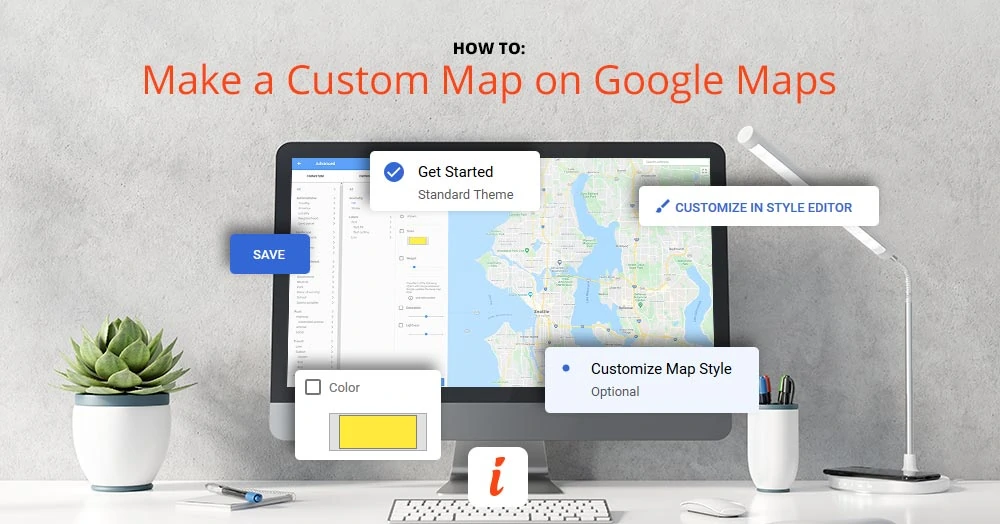How to Make a Custom Map on Google Maps Image
