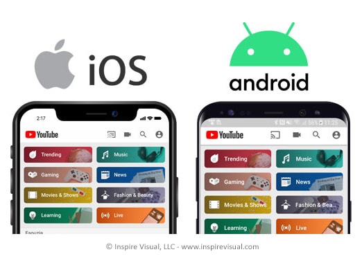 iOS or Android