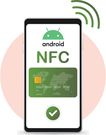 Android also supports NFC in its later models.