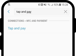 Tap and Pay your online bills by enabling NFC.