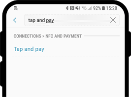 Tap and Pay your online bills by enabling NFC.