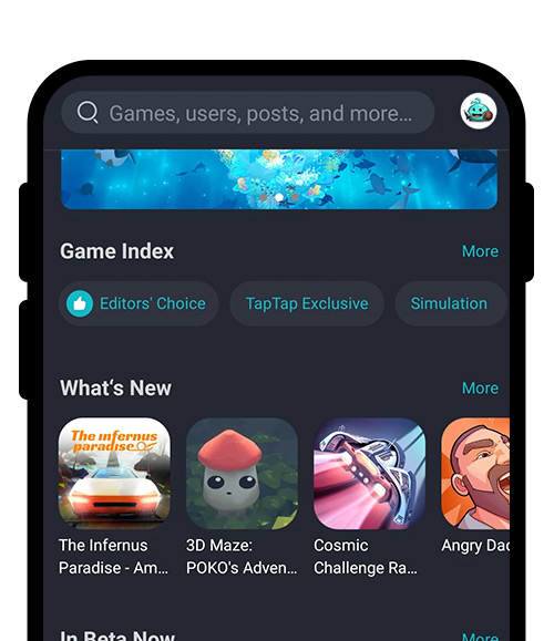 Tap Tap App Store for Android is perfect for gamers
