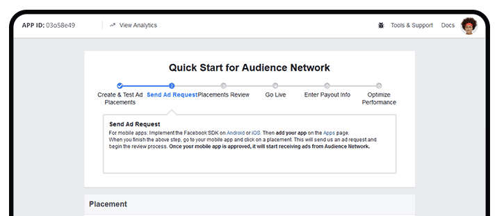 Facebook Audience Network can help publishers and developers grow their business.
