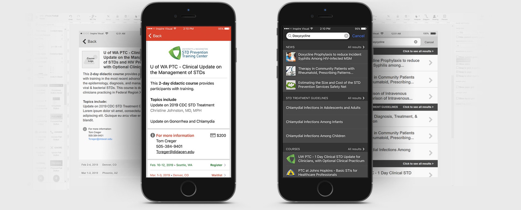 Mobile Application Wireframes