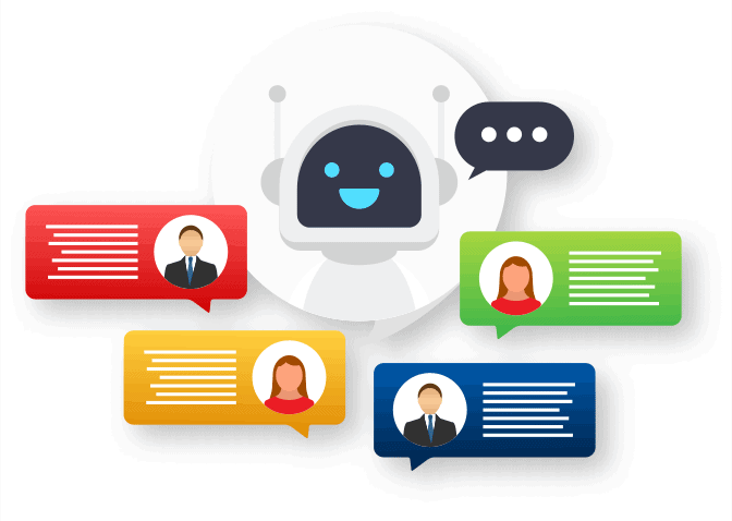 Artifical intelligence is used for making chatbots more usable in customer interactions.