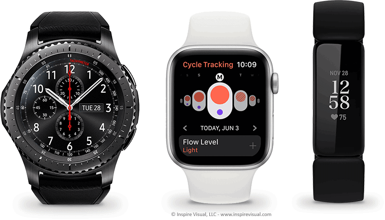 Smartwatches from Apple, Samsung and Fitbit are becoming increasingly popular.