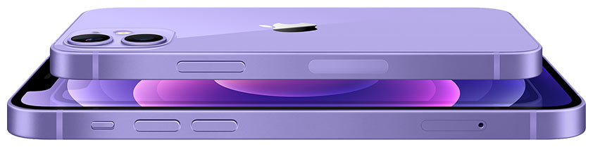 The new purple iPhone 12 Pro.