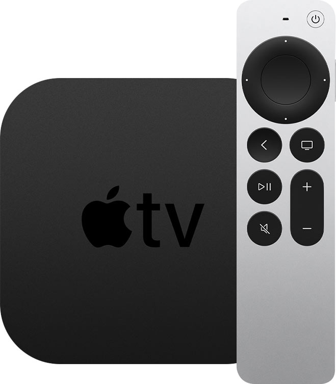 Apple TV 4k Box and Remote