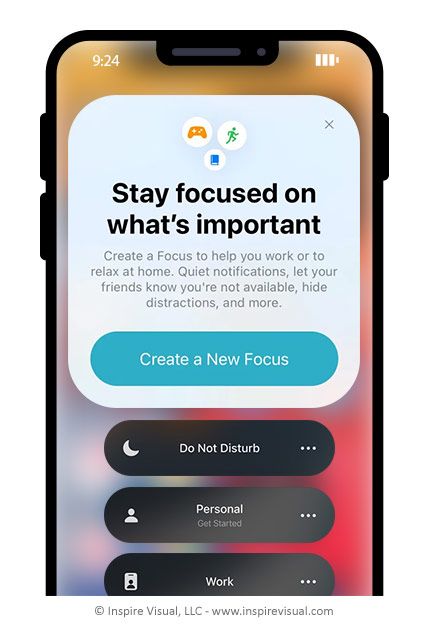 Focus in iOS 15