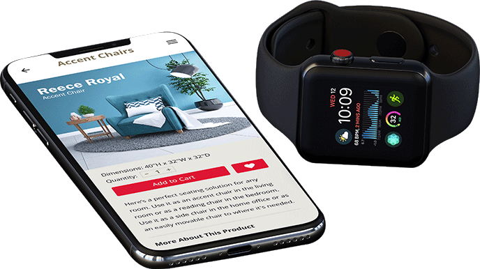 Mobile and Smartwatch Image