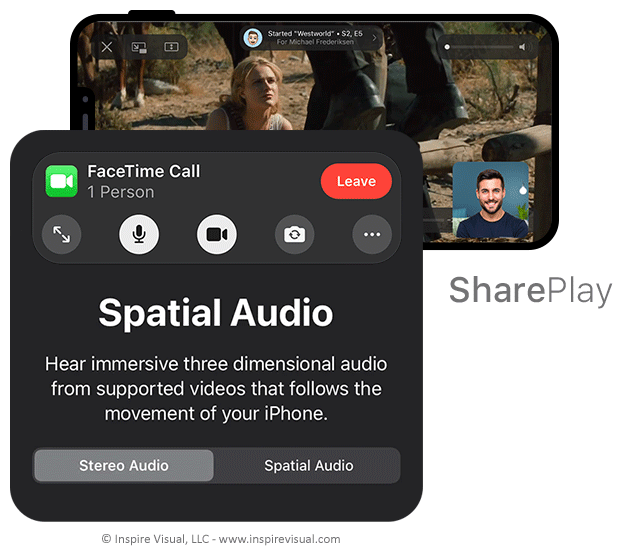 iOS 16 Spatial Audio SharePlay